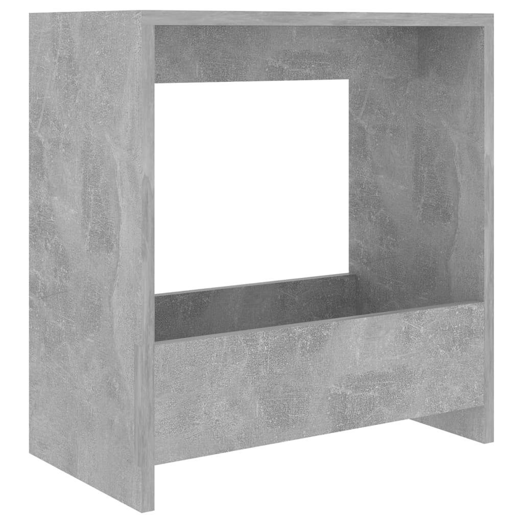 furnicato Beistelltisch Betongrau 50x26x50 cm Holzwerkstoff (1-St)