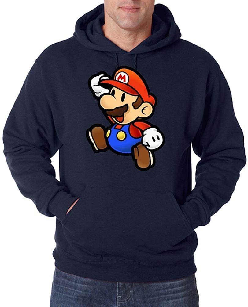 Youth Designz Kapuzenpullover Mario Herren Hoodie Pullover mit lustigem Frontprint