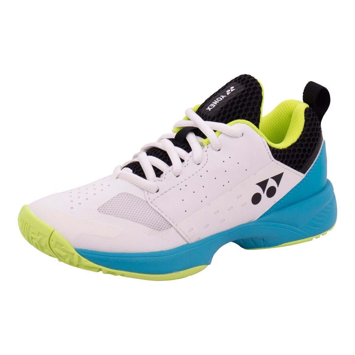 Yonex Lumio Allcourt 2024 weiss/türkis Kinder Tennisschuh