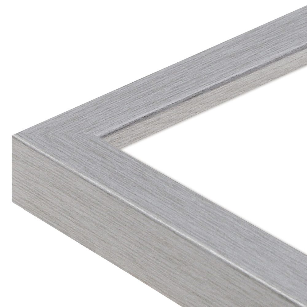 WANDStyle Bilderrahmen H950, Silber Bilderrahmen 10x10 Holz, Bilderrahmen Silber 10x10 cm Modern