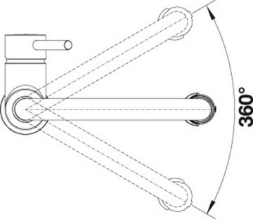 Blanco Küchenarmatur CATRIS-S Flexo mit Ausziehbrause