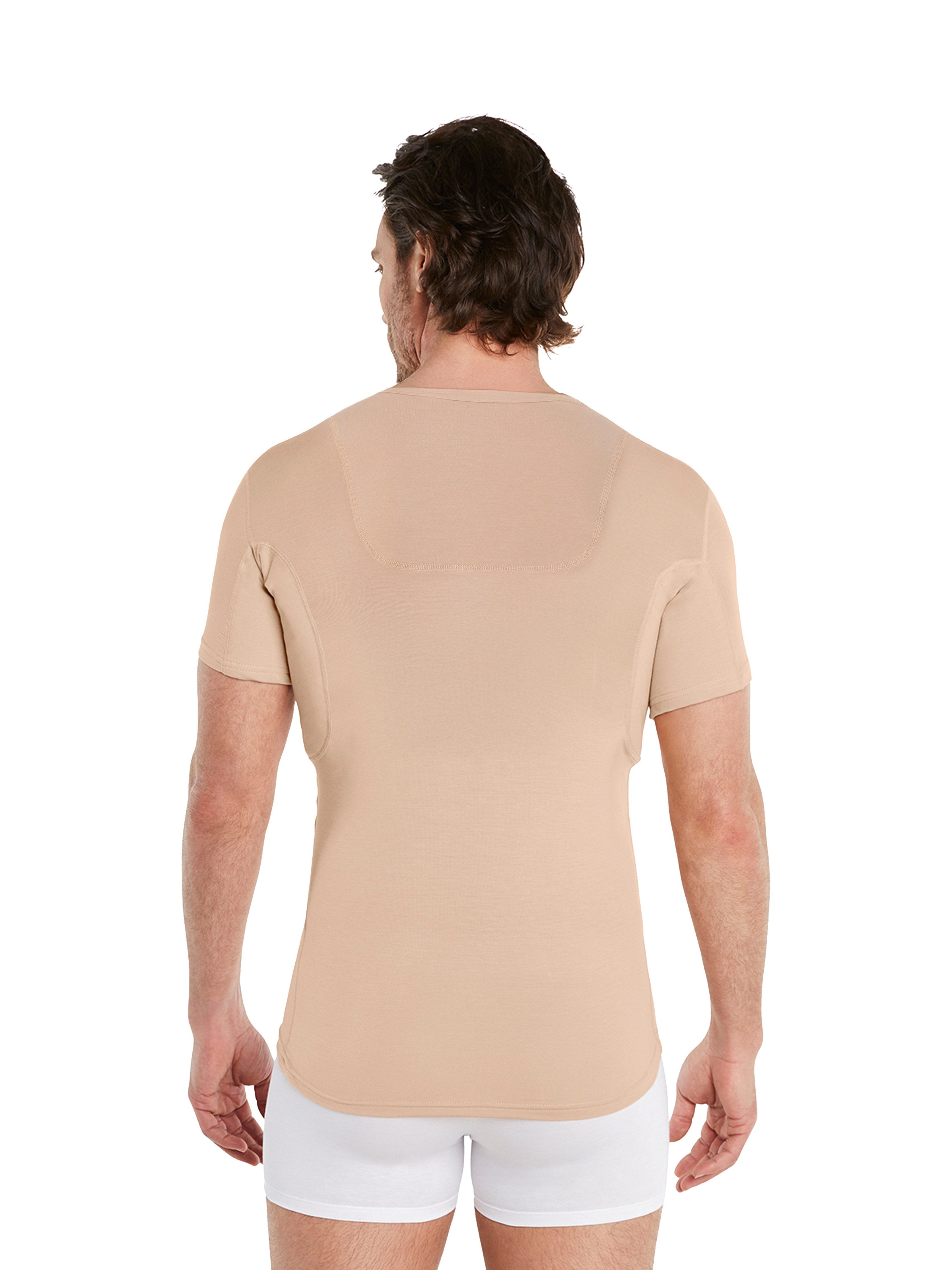 FINN Design Unterhemd Anti-Schweiß Shirt Herren mit Einlage am Rücken und Achselpads Garantierter Schutz vor Schweißflecken und Schweißgeruch
