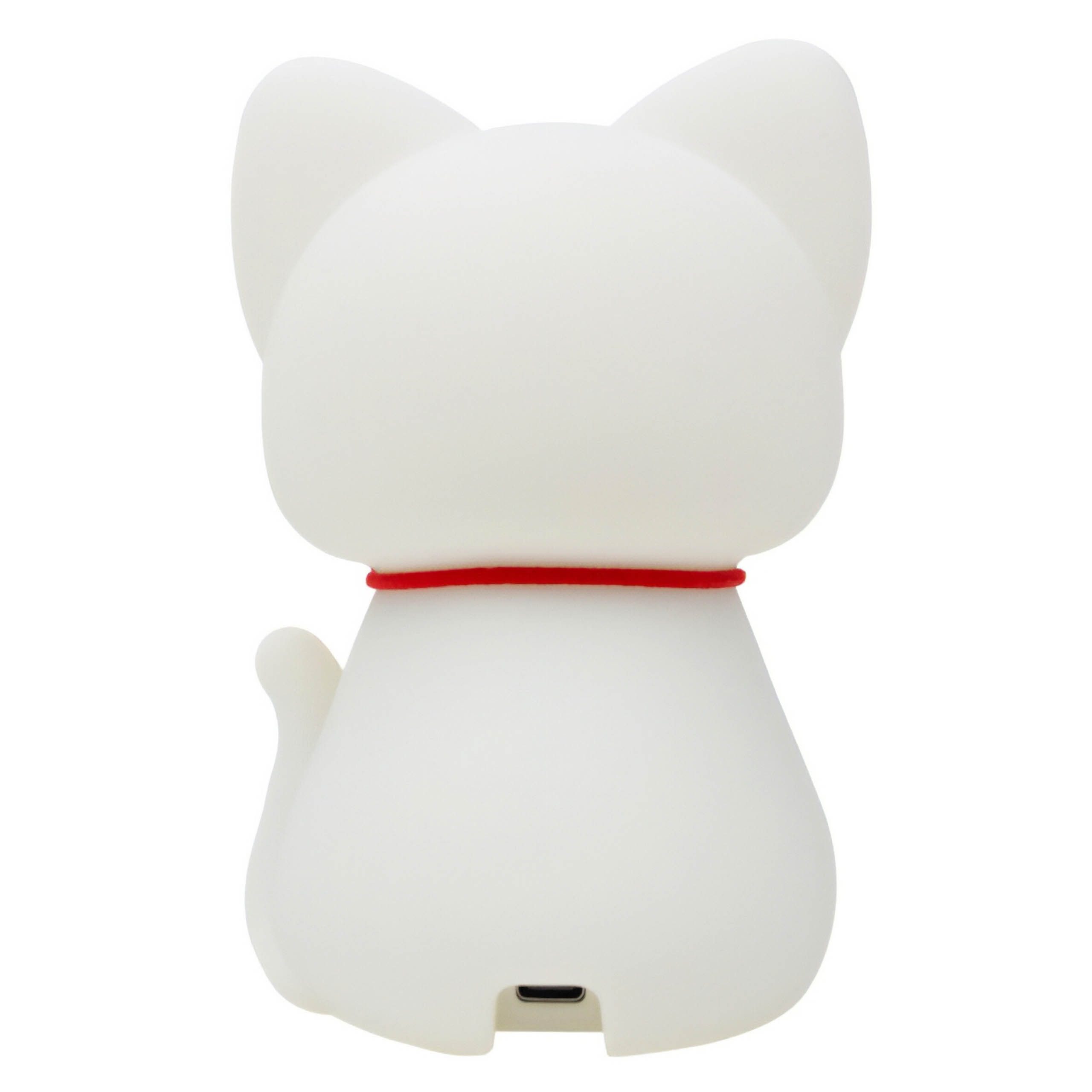 Sarcia.eu LED Nachtlicht Mary's Silikon-LED-Nachtlicht Kätzchen fürs Kinderzimmer, USB RGB