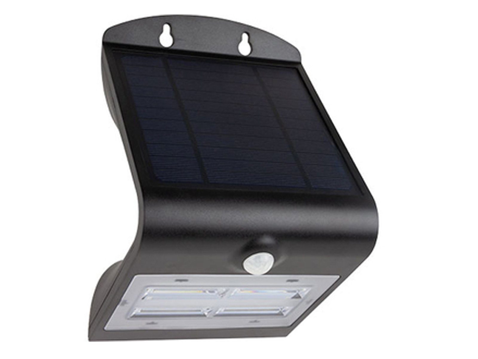 2X 100 LED Solar Lampe Außenleuchte mit PIR Bewegungsmelder Wandleuchte Strahler 