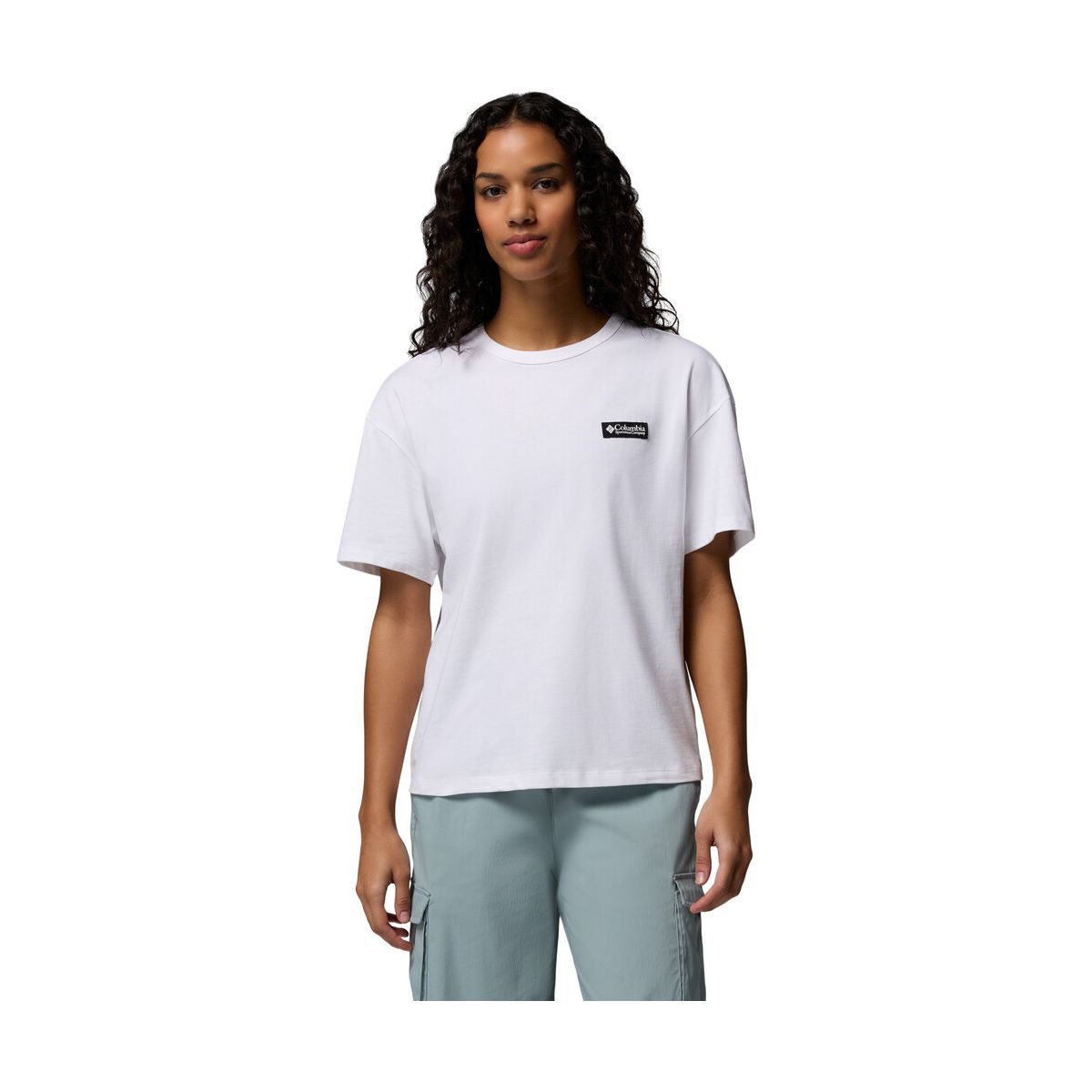 Columbia Kurzarmshirt CSC Heavyweight Graphic Tee Bequemes T-Shirt aus 100 % Baumwolle mit klassischem Logo und