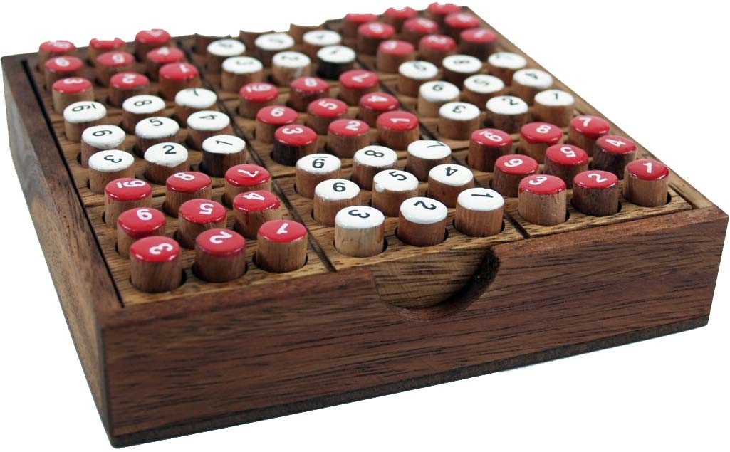 Guru-Shop Spiel Brettspiel, Gesellschaftsspiel aus Holz - Sodoku