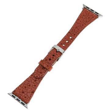 Renna Leather Uhrenarmband Apple Watch Band für Series 9/8/ULTRA/7/6/Se/6-1 Leder Uhrenarmband
