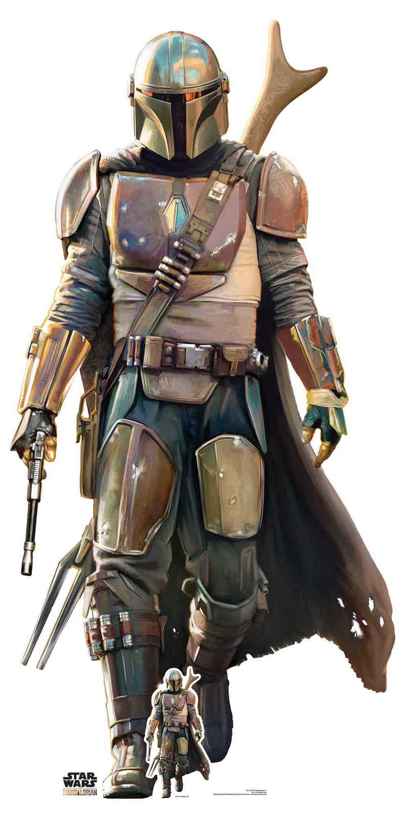 empireposter Dekofigur Star Wars - The Mandalorian - Lone Gunfighter - Pappaufsteller in Lebensgrösse 90x182 cm