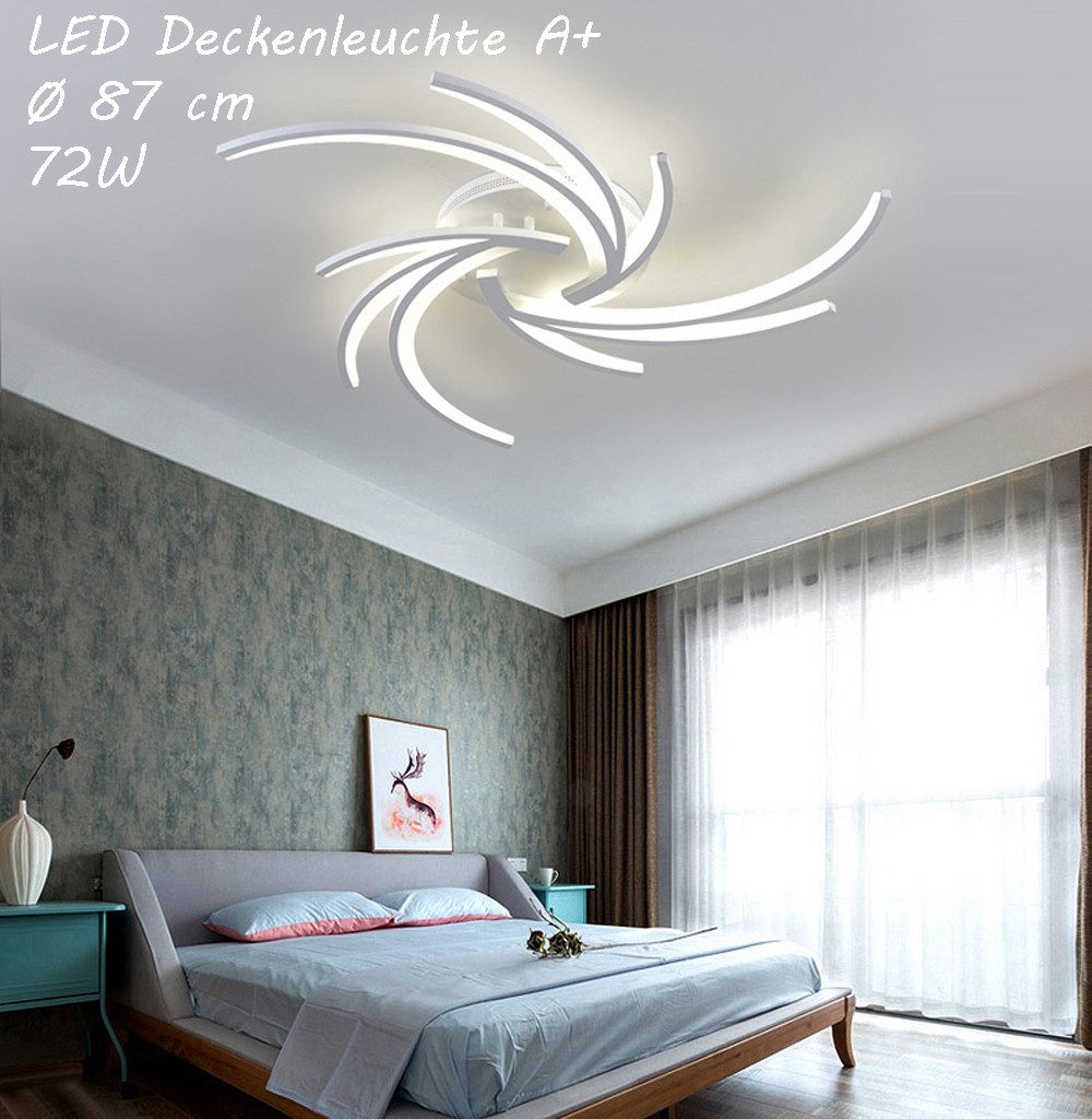 Eurohandisplay LED Deckenleuchte LED Deckenleuchte 2042 Fernbedienung Licht günstig online kaufen
