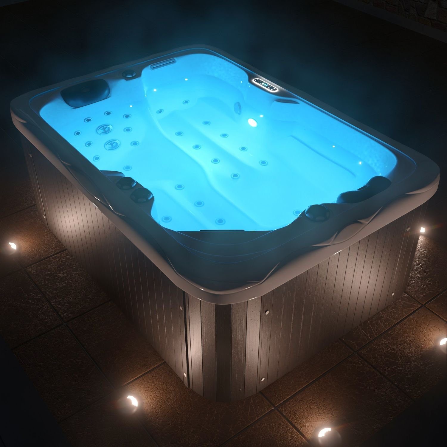 TroniTechnik Whirlpool Outdoor Whirlpool LEVANZO weiß, günstig online kaufen