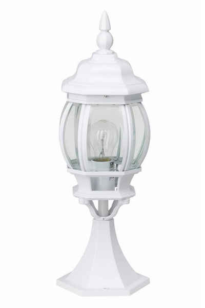 Brilliant Außen-Stehlampe Istria, Lampe Istria Außensockelleuchte 50cm weiß 1x A60, E27, 60W, geeignet