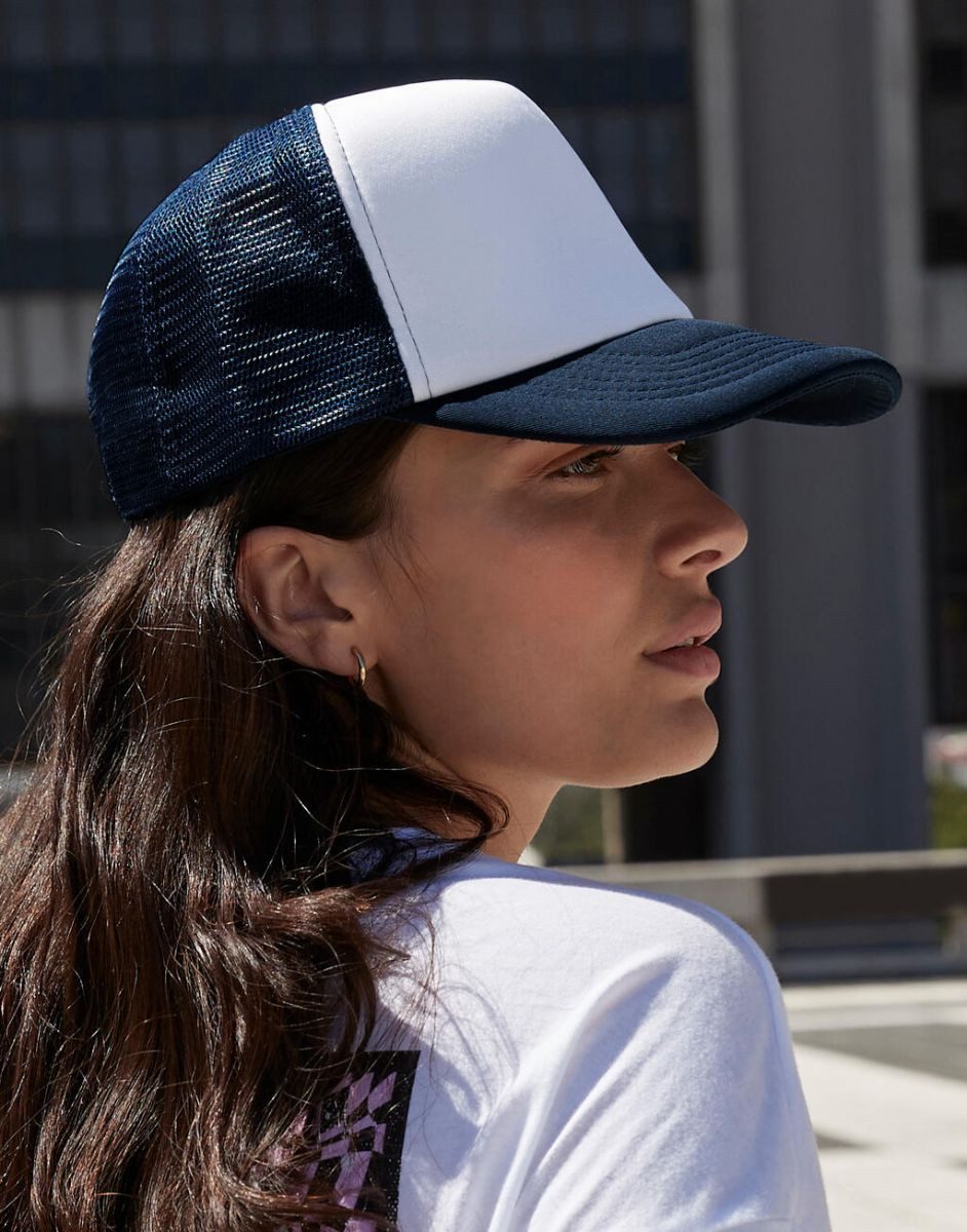 Beechfield® Trucker Cap Vintage Snapback Trucker Cap / Kappe / Mütze / Hut günstig online kaufen