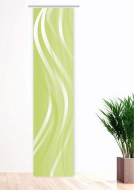Schiebegardine Vertic Apfelgrün – Flächenvorhang HxB 260x60 cm - B-line, gardinen-for-life