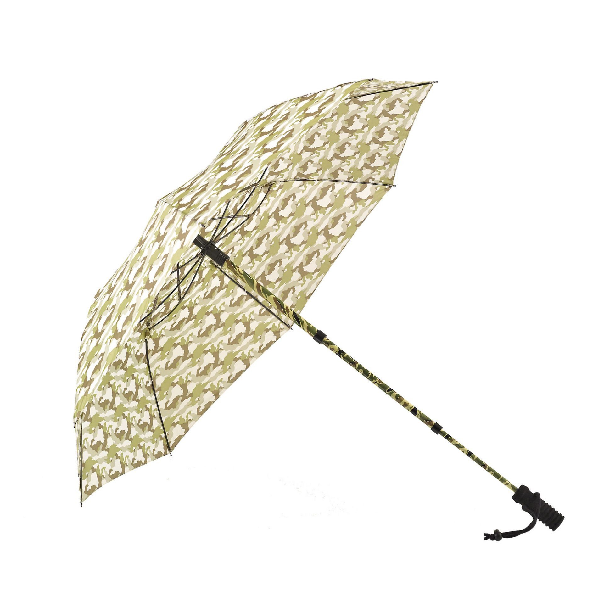 EuroSCHIRM® Trekkingschirm Euroschirm Trekking-Regenschirm telescope handsfree camouflage