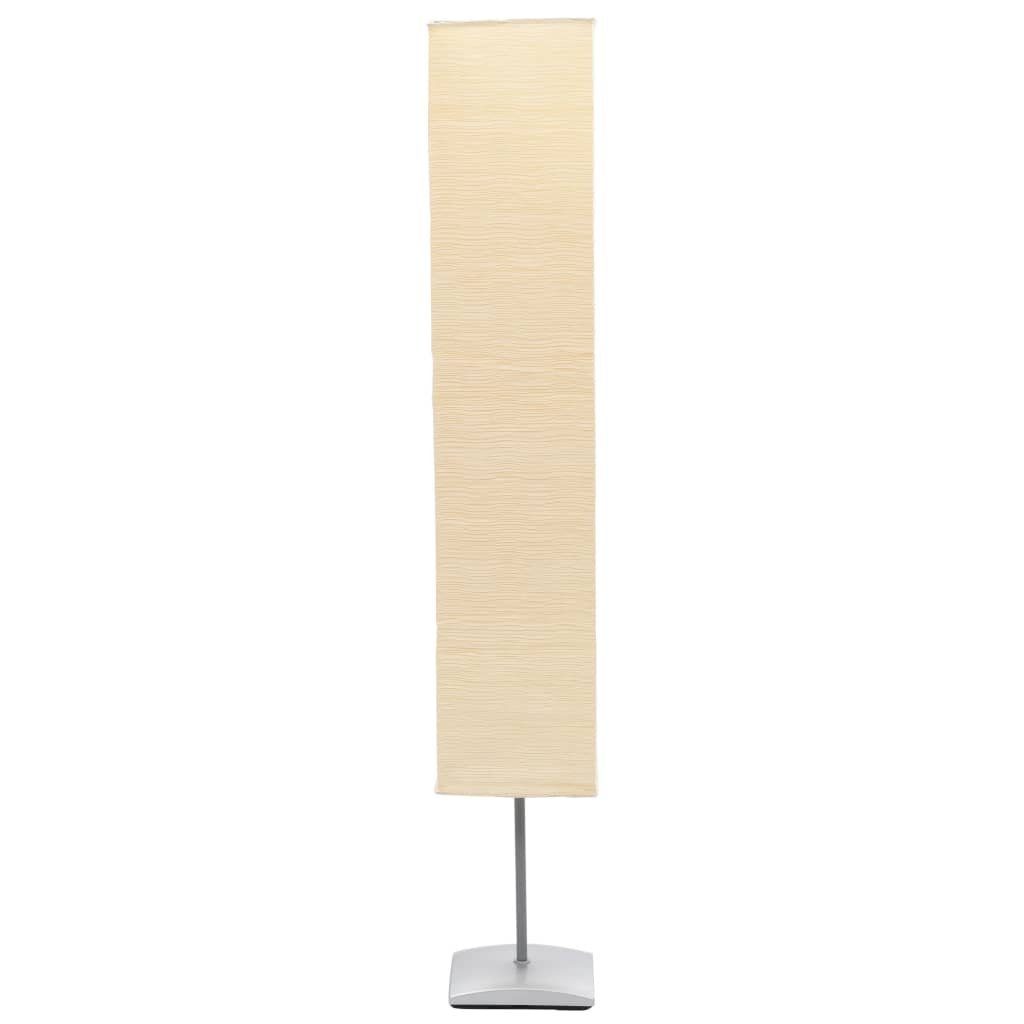 Stehlampe Standleuchte mit Stahlständer 135 cm Beige