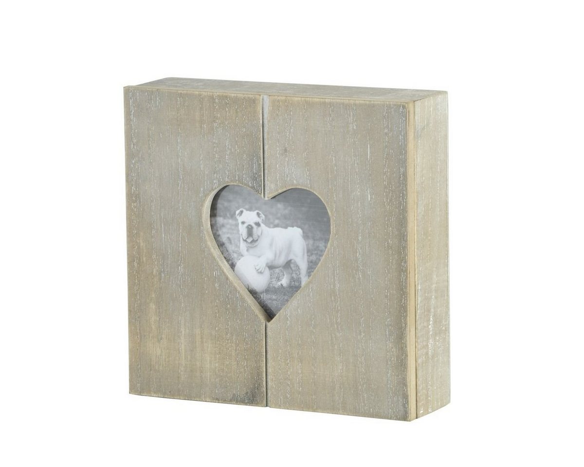 Thumbnail - Danto Geschenkbox, Steck-Holz-Geschenkbox, mit Herz-Bilderrahmen