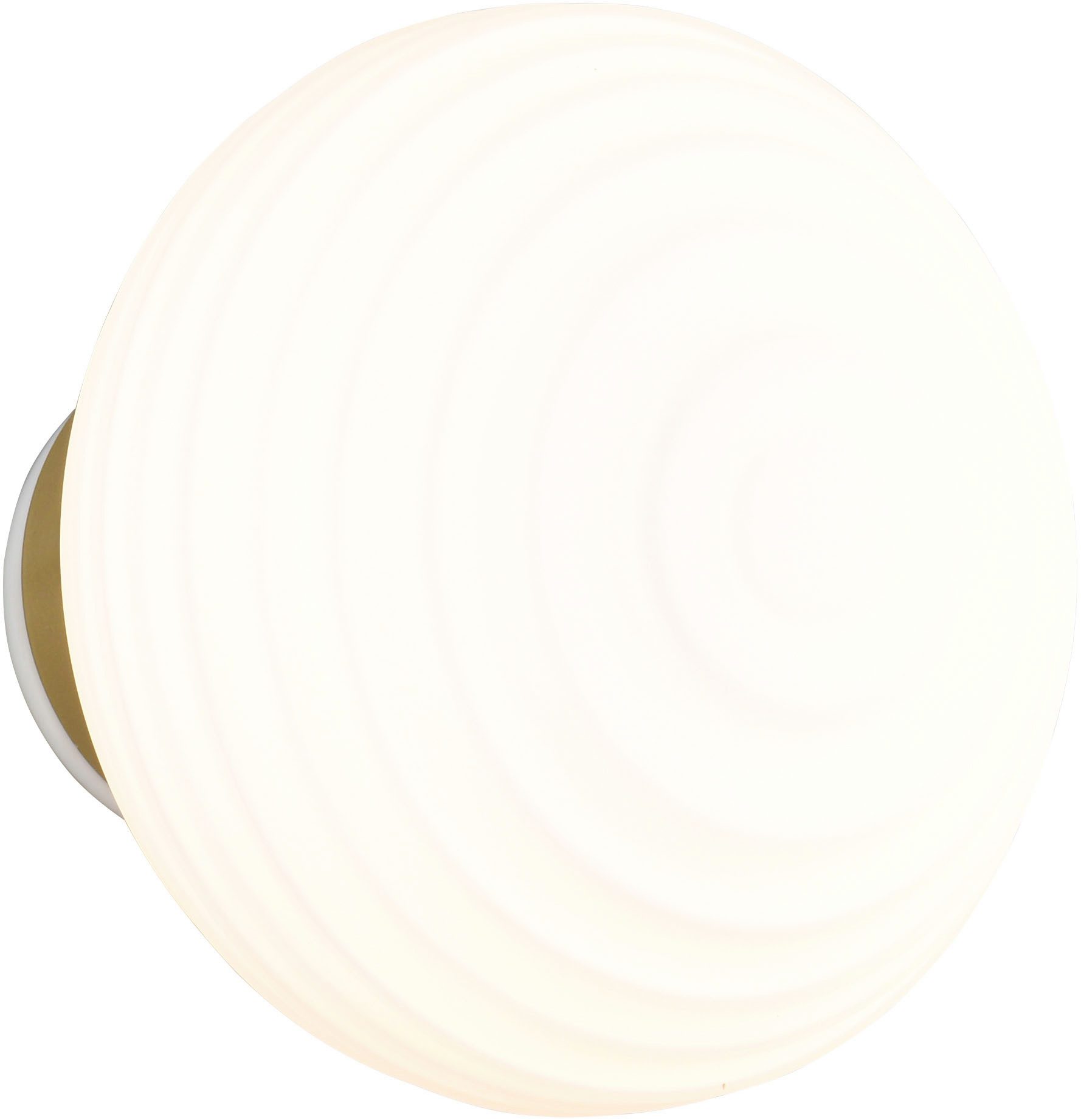 Reality Leuchten LED Wandleuchte EARL, runde Akku Wandlampe mit Touchdimmer, USB-Anschluss Ø 15,5cm, Dimmfunktion, USB-Ladefunktion, mehrere Helligkeitsstufen, LED fest integriert, Warmweiß, Akku Wandlampe Glasschirm, einfache Wandbefestigung, Tiefe 15 cm