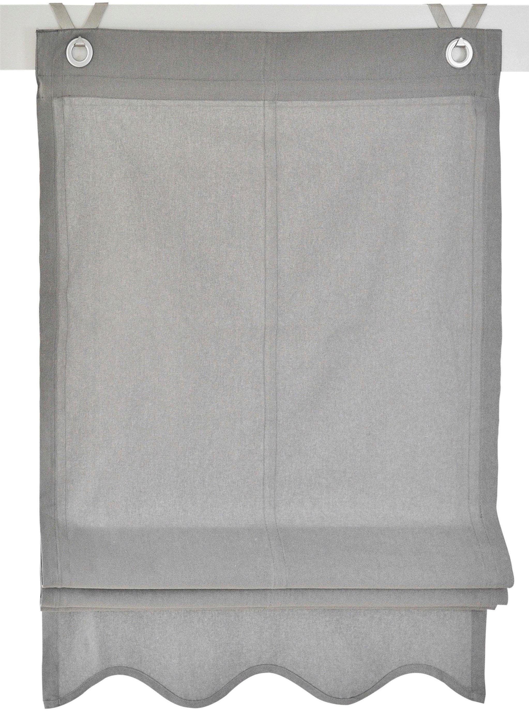 Kutti Raffrollo Olivia, mit Hakenaufhängung, ohne Bohren, freihängend, blic günstig online kaufen