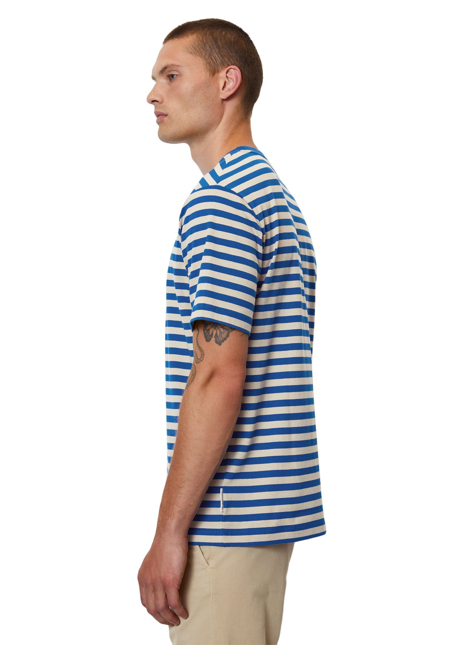 O'Polo in schwerer blau Heavy-Jersey-Qualität Marc T-Shirt