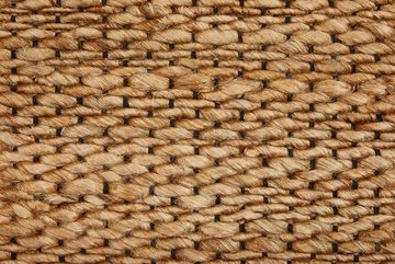 Teppich Jute, misento, Rechteckig, aus Naturfasern, Jute und Baumwolle, gewebt