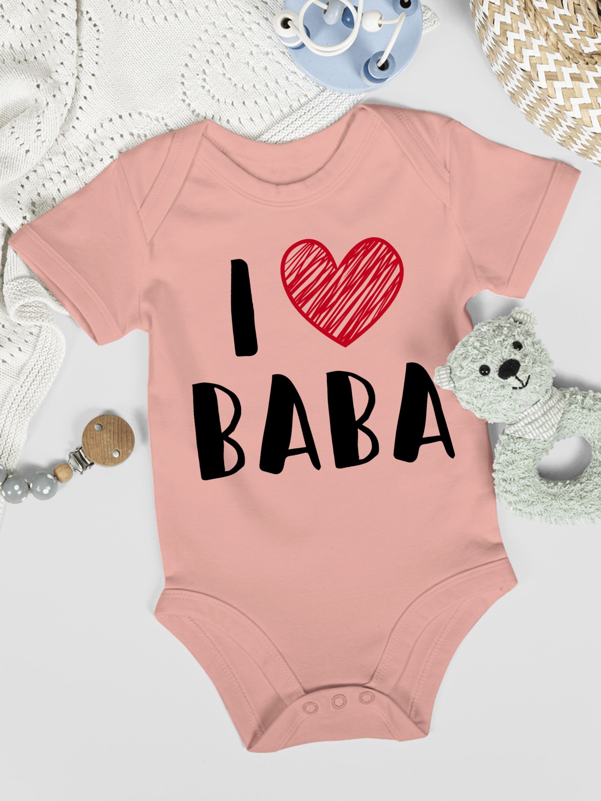 Shirtracer Shirtbody I Love Baba Papa