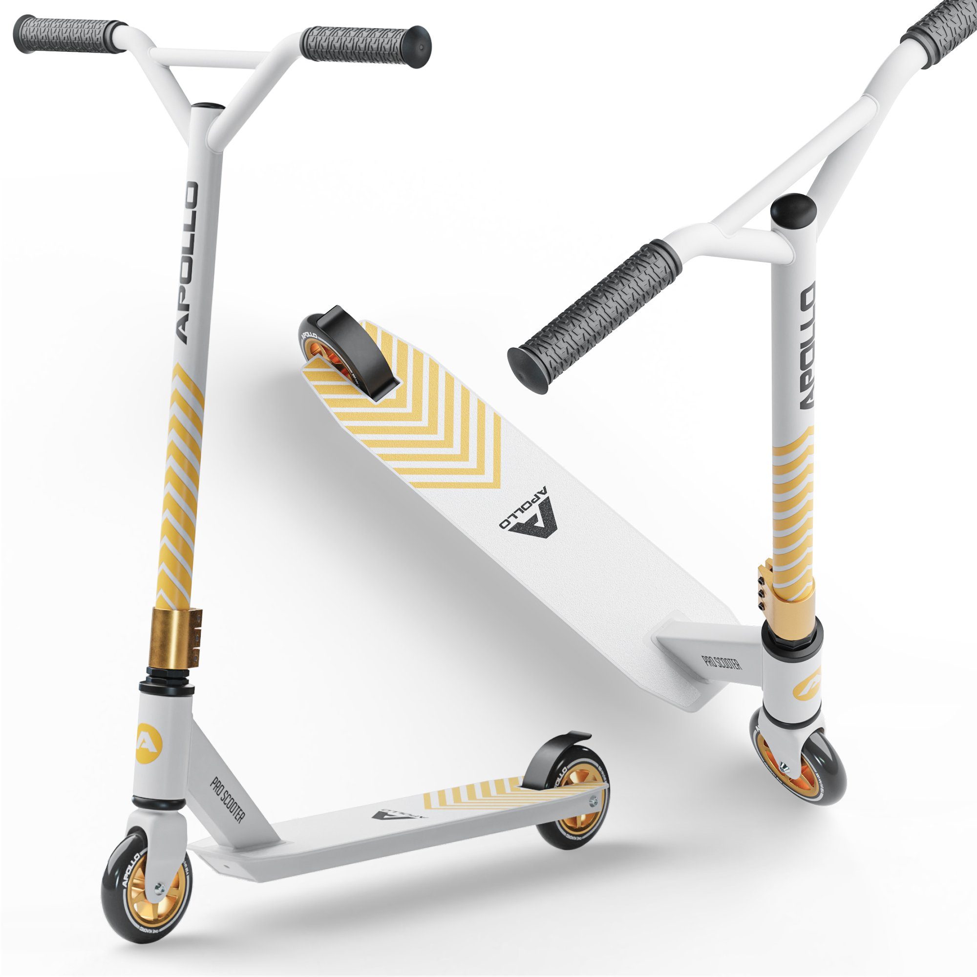Apollo Stuntscooter Kinder Freestyle Kickscooter Genius Pro, Kinderroller Trick Roller Kinder und Erwachsene