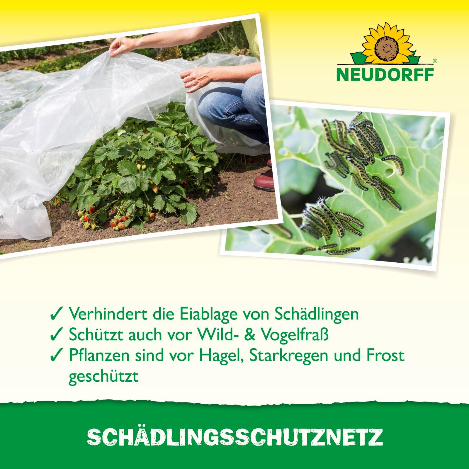 Neudorff Gartenpflege-Set SchädlingsschutzNetz