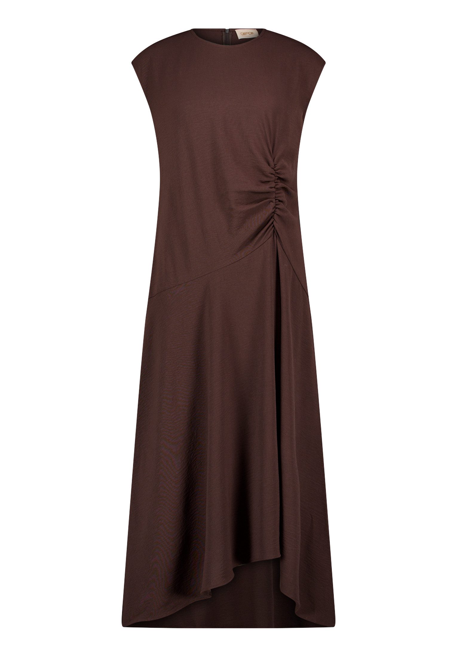 Cartoon Midikleid Damen mit Raffung