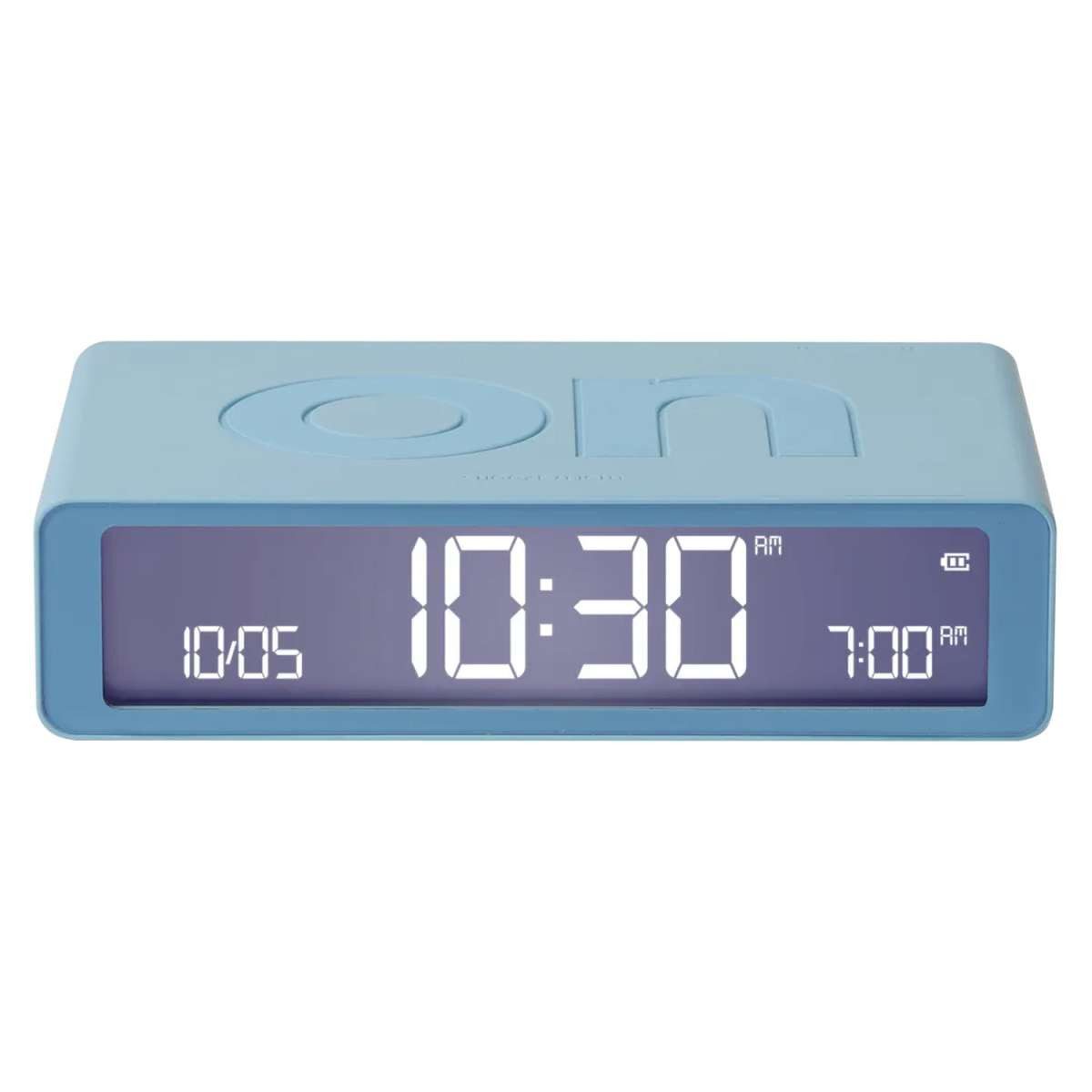 Lexon Quarzwecker LR157LB1 Digital Flip Classic Hellblau