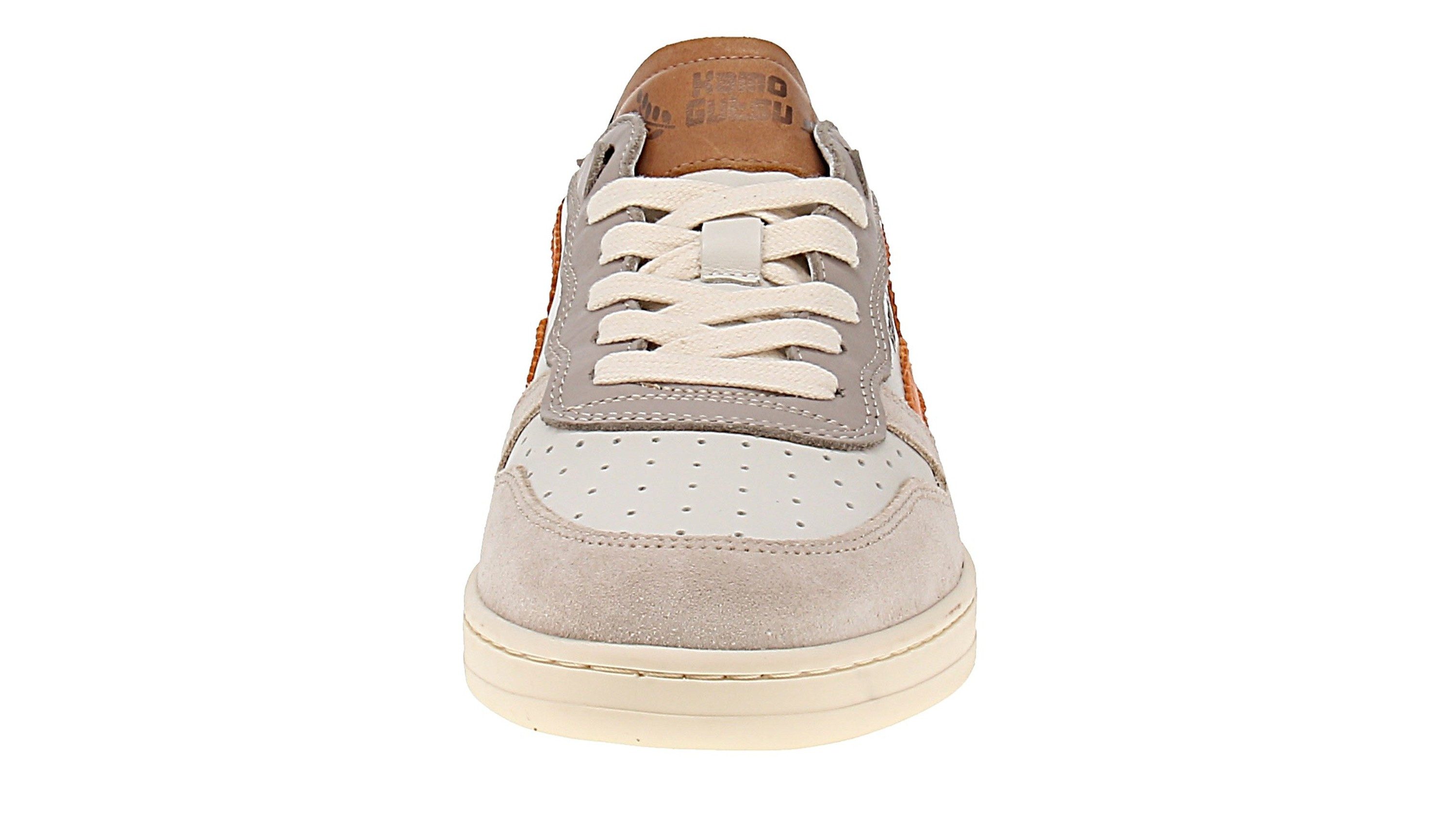 Kamo-Gutsu Kamo-Gutsu Campo-048 - Herren Schuhe Sneaker - Beige-Arancio Sneaker