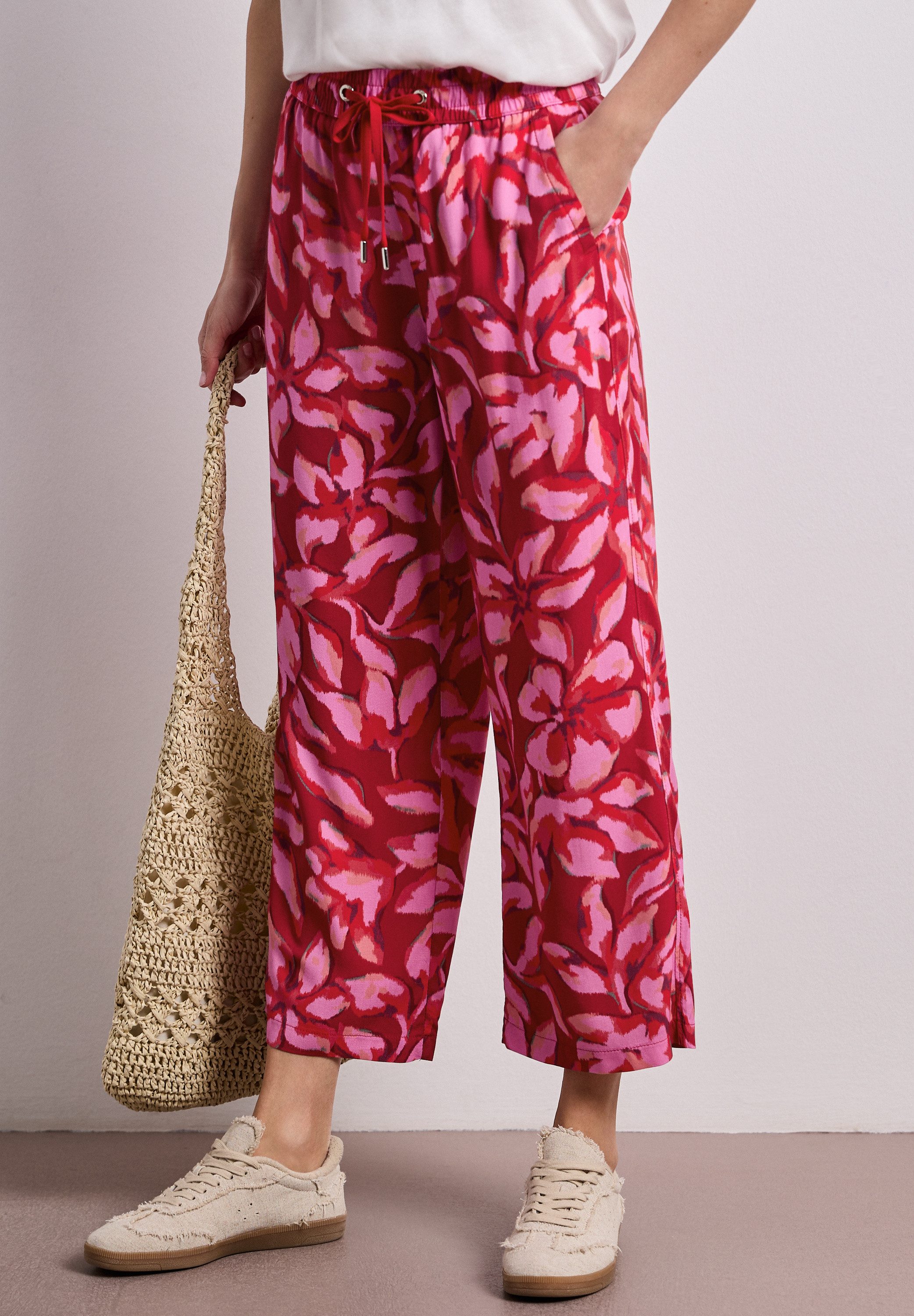 STREET ONE Stoffhose mit Wide Legs