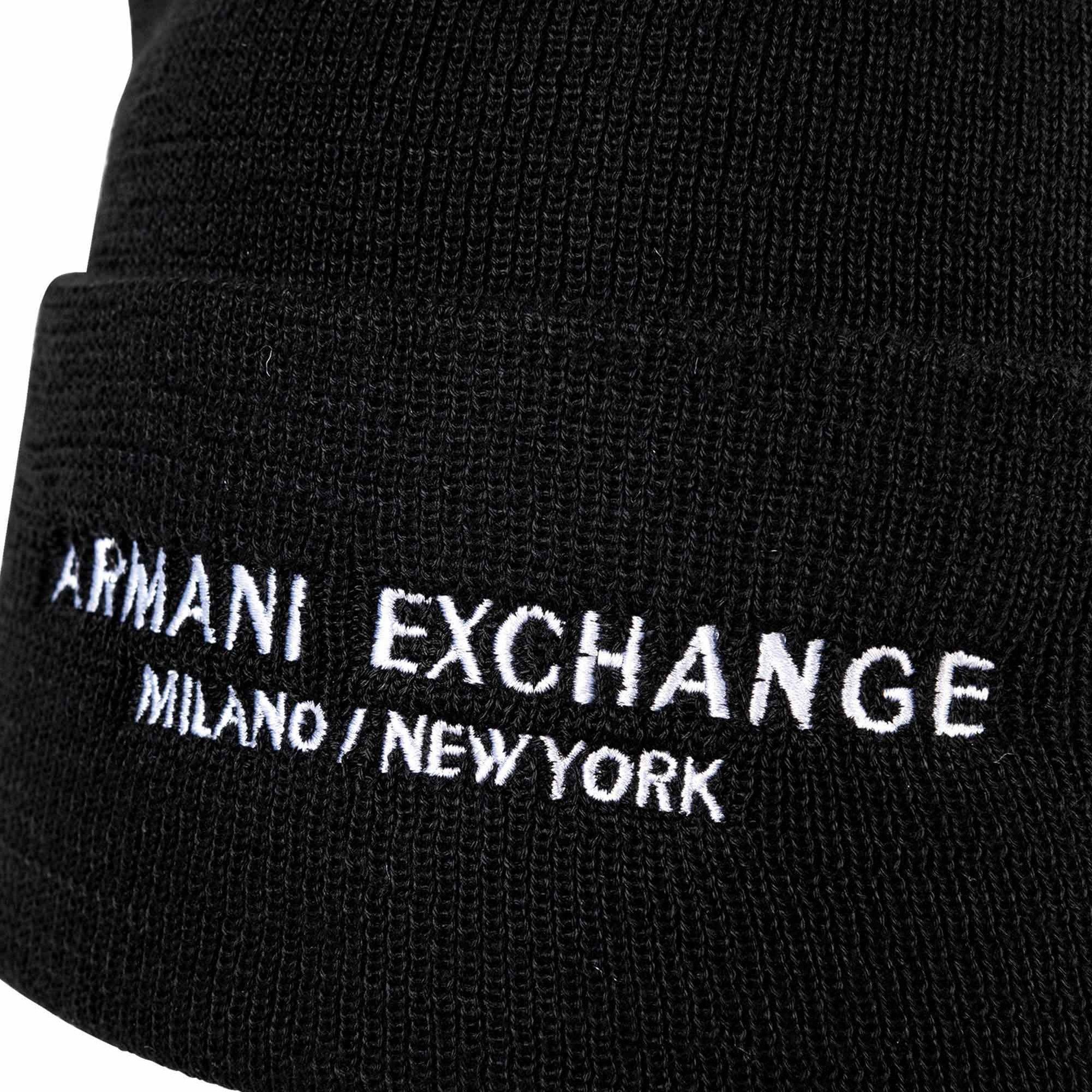 ARMANI EXCHANGE Beanie Herren Mütze Polyester Cappello Beanie