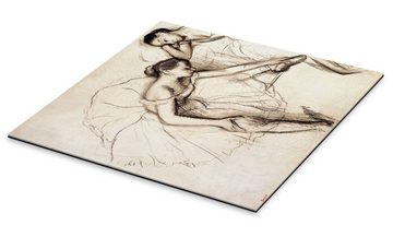 Posterlounge XXL-Wandbild Edgar Degas, Zwei Tänzerinnen ruhen, Malerei