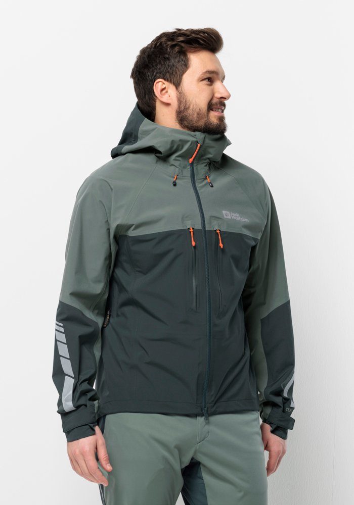 Jack Wolfskin Fahrradjacke MOROBBIA 3L JKT M black-olive