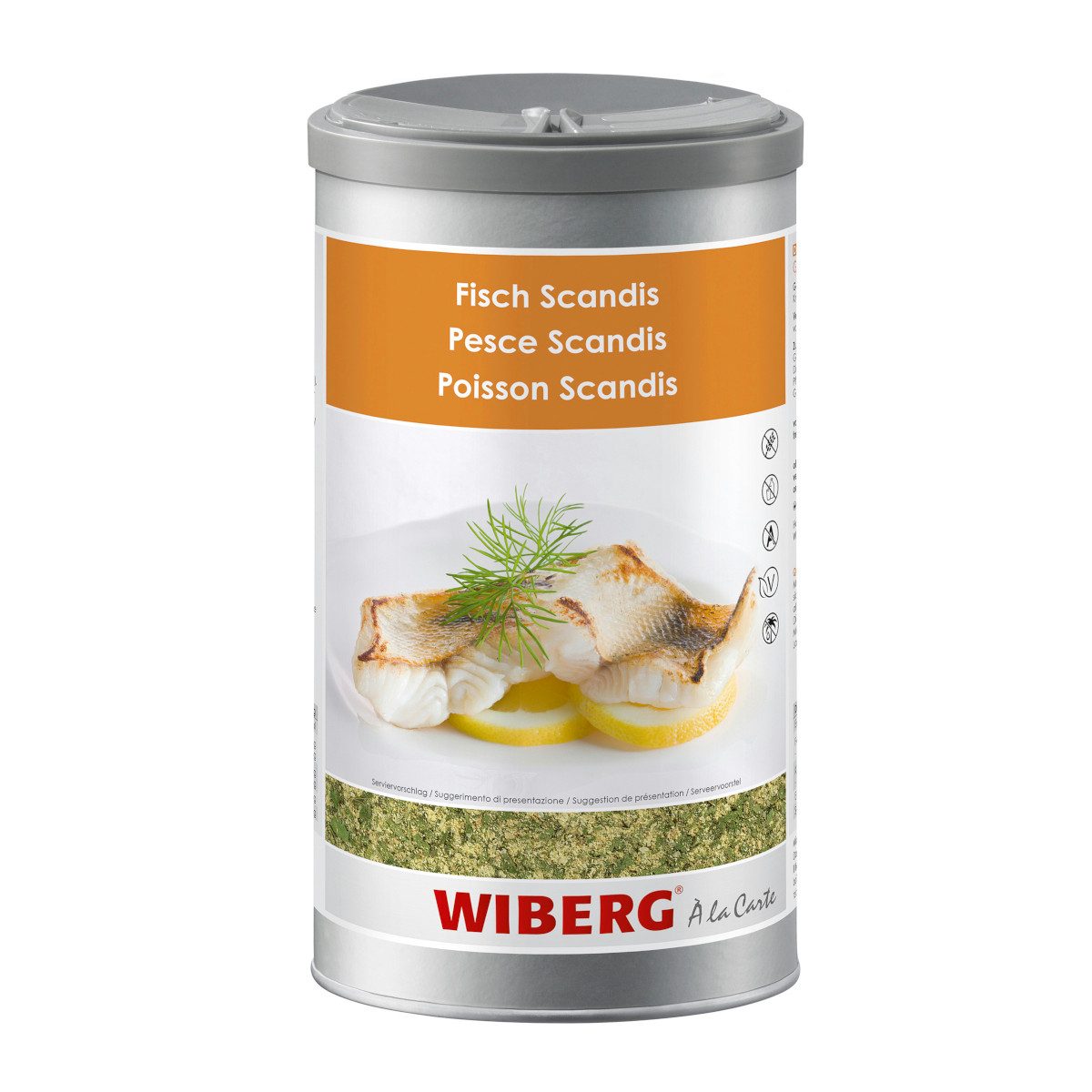 WIBERG Gewürz, Wiberg Fisch Scandis Gewürzsalz fein abgestimmte Gewürzmischung 700g