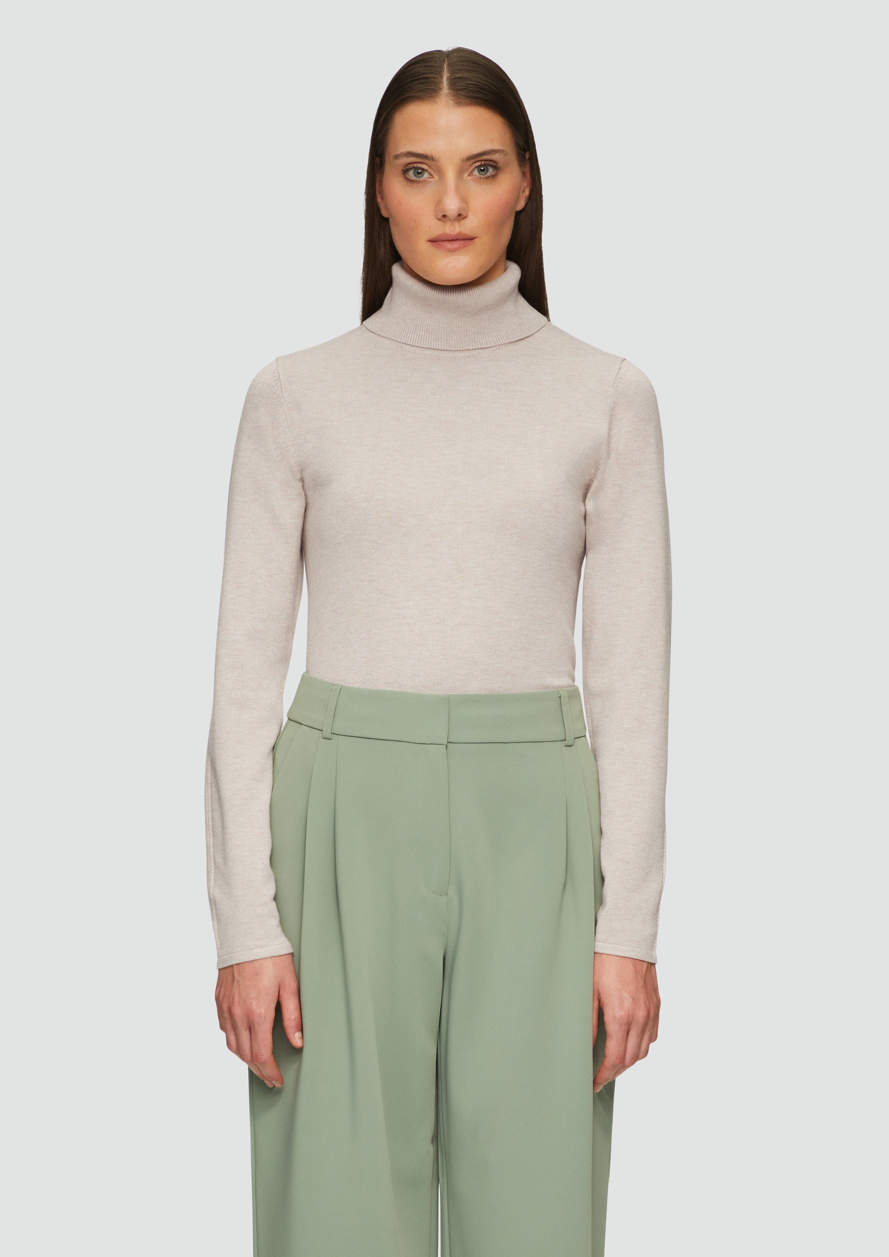 s.Oliver BLACK LABEL Strickpullover Feiner Rollkragenpullover günstig online kaufen