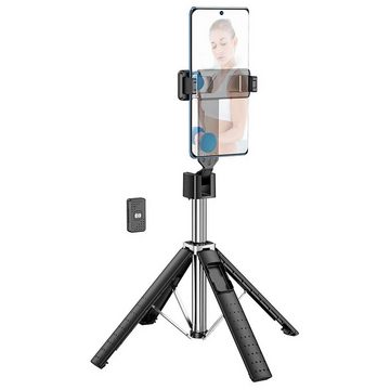 HOCO Selfie-Stick K18 Selfie-Stick, Smartphone Handy Stativ Teleskop Stange Halter Fernbedienung Funk