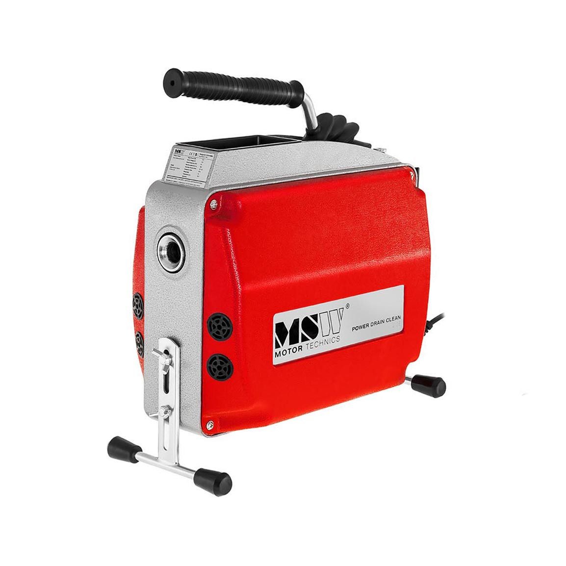 MSW Rohrreinigungsspirale Set für Rohr Ø 20 - 150 mm Rohrreinigungsmaschine Rohrreiniger 32,7 m, L: 48 cm