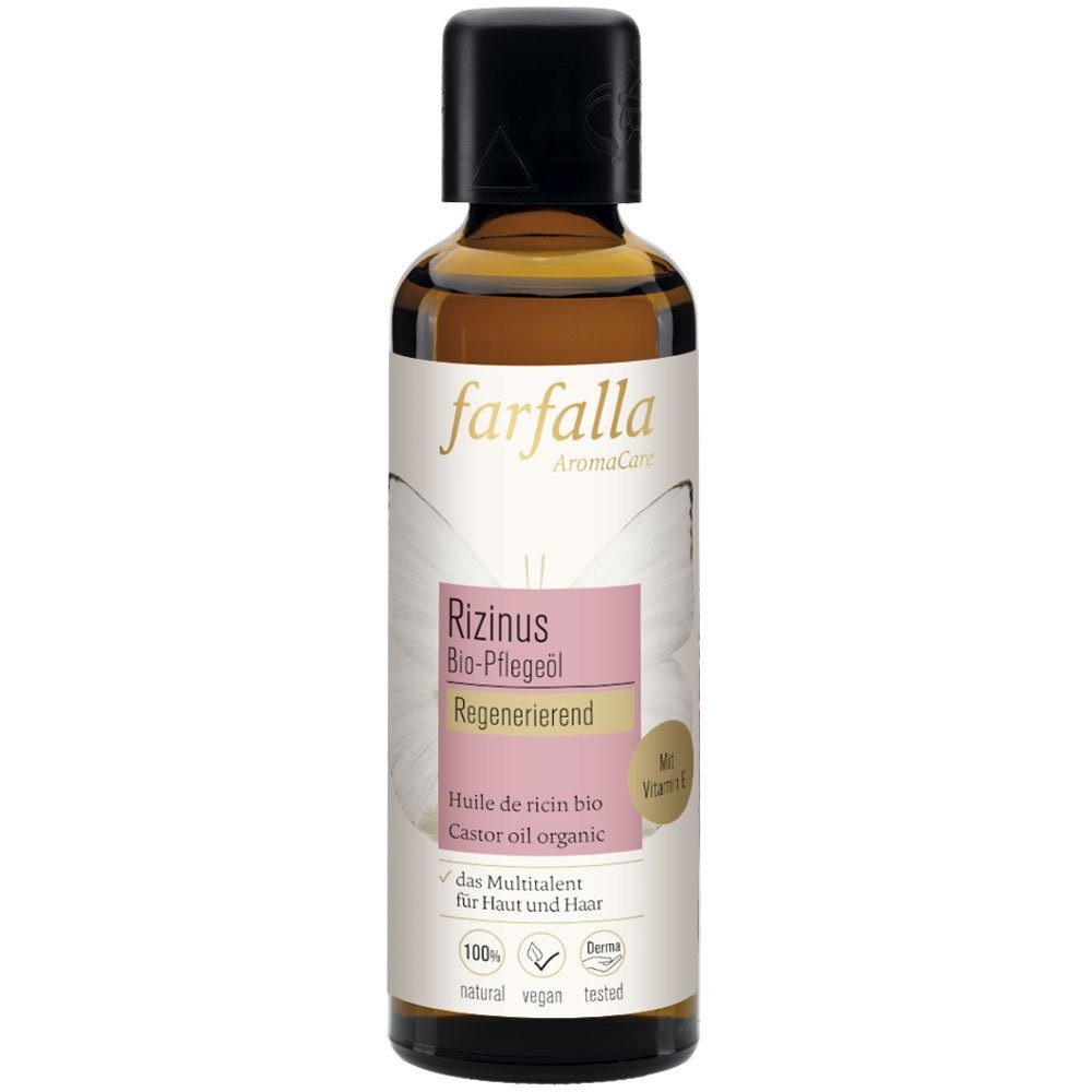 Farfalla Essentials AG Körperpflegemittel Rizinus Bio-Pflegeöl regenerierend, 75 ml