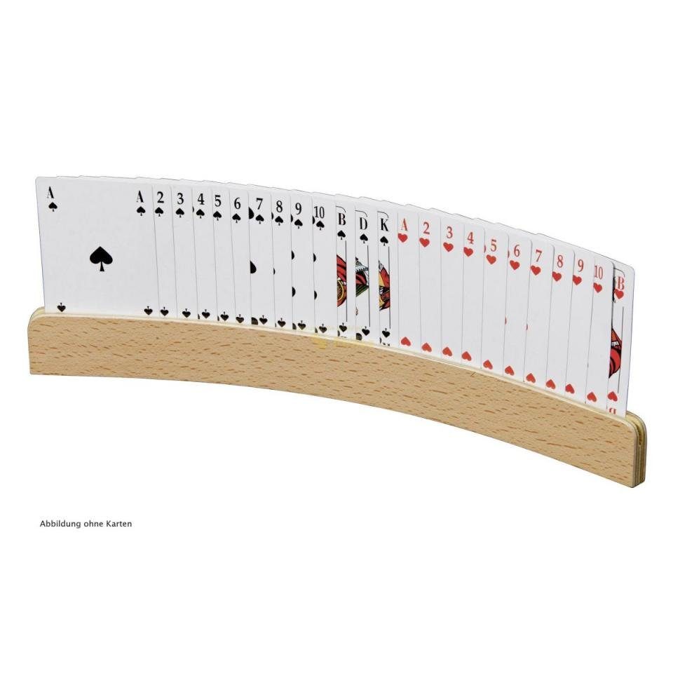 Philos Spiel, Spielkartenhalter aus Holz - 330 x 35 mm