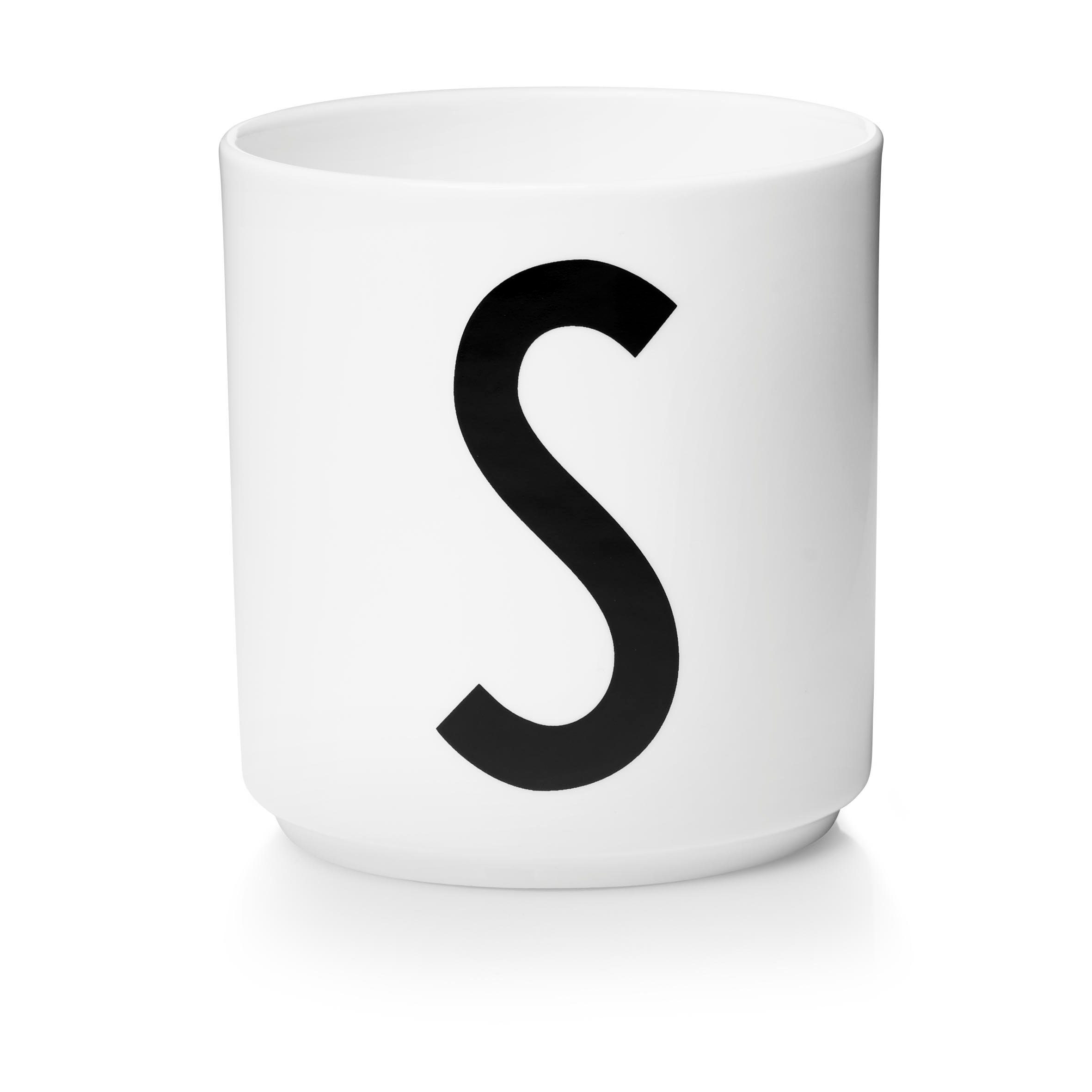 Design Letters Becher Porzellanbecher Weiß S, Porzellan