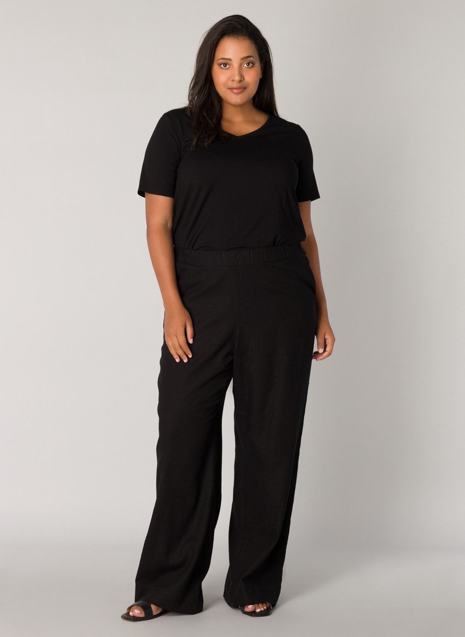 Base Level Curvy Leinenhose Yula Sommerhose günstig online kaufen