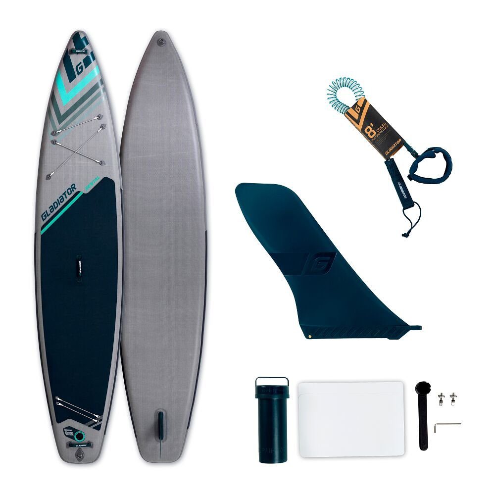 GLADIATOR SUP-Board Stand up Paddling Rental-Board-Set, Für die Vermietung mit zusätzlichem Kantenschutz versehen 12'6 Touring Board