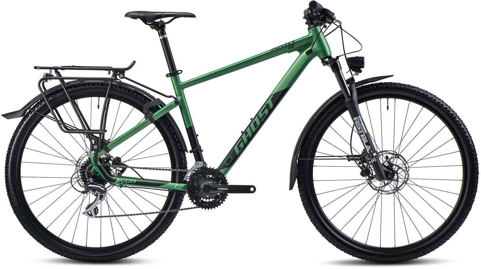 Ghost Mountainbike Kato EQ AL, 24 Gang Shimano Acera RD-M360 Schaltwerk, Kettenschaltung, für Damen und Herren, Kettenschaltung