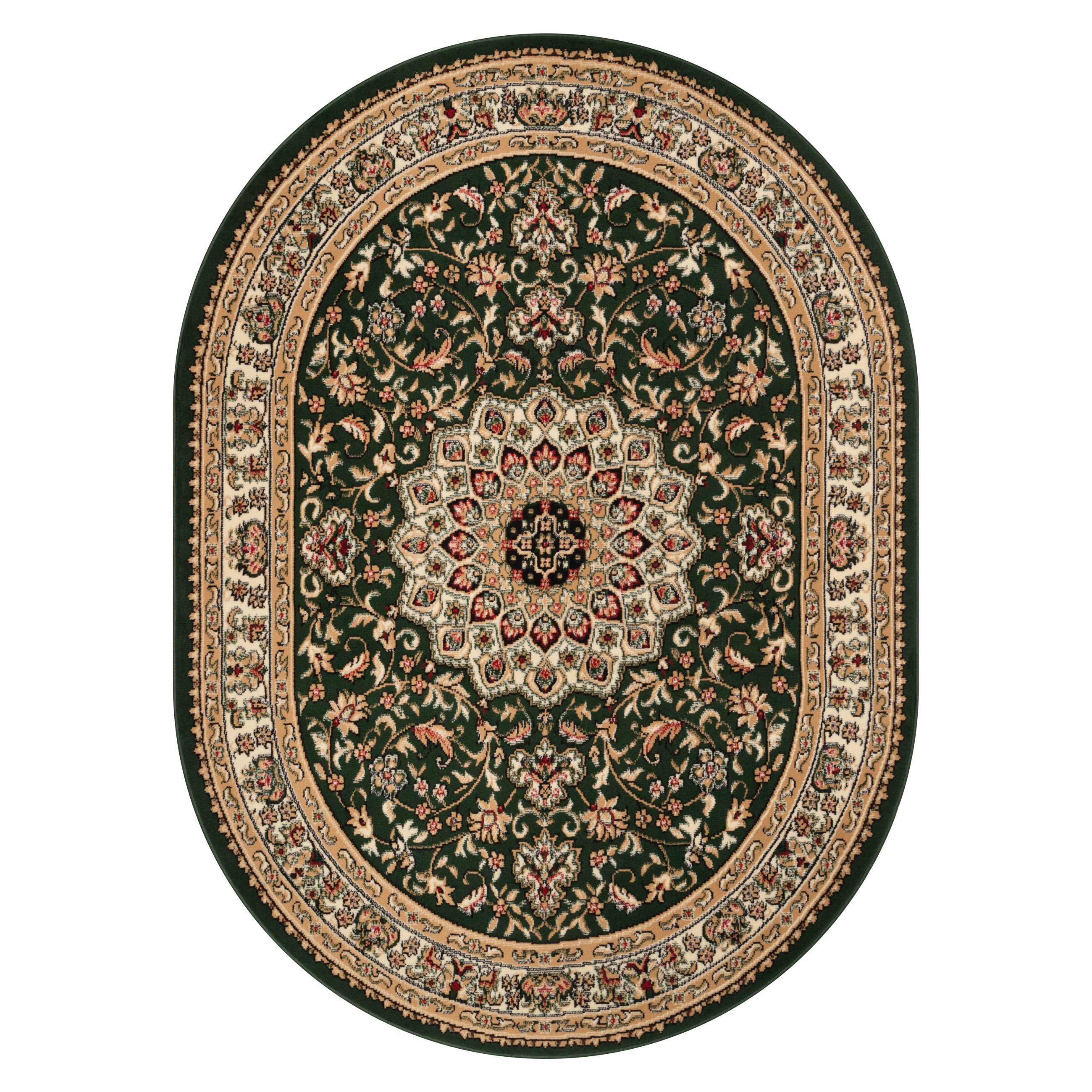 Tapiso Teppich ATLAS, oval, Höhe: 8 mm, Wohnzimmer, Schlafzimmer, Design
