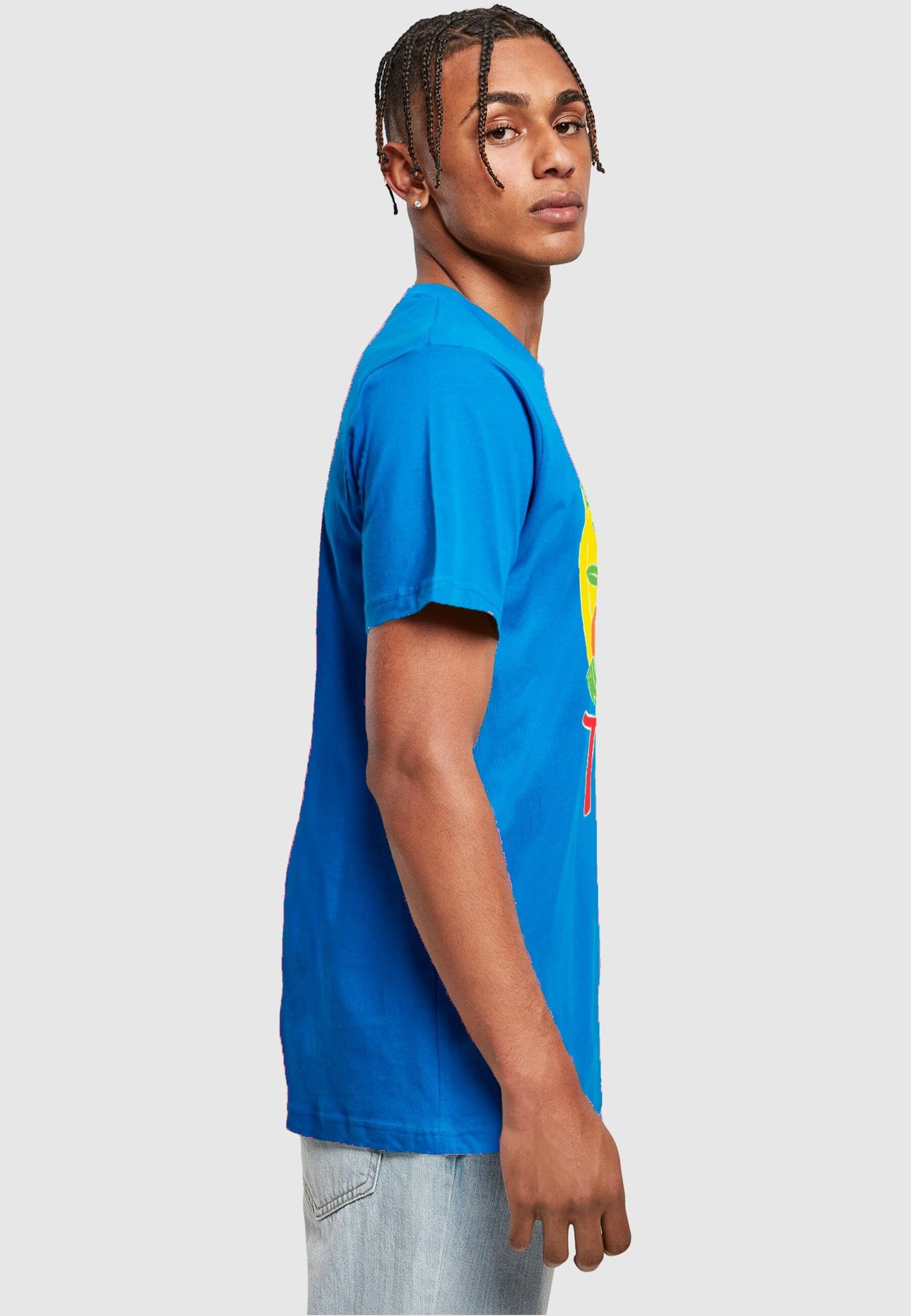 Round T-Shirt (1-tlg) cobaltblue Sweet Neck Merchcode - T-Shirt Herren thing Peanuts