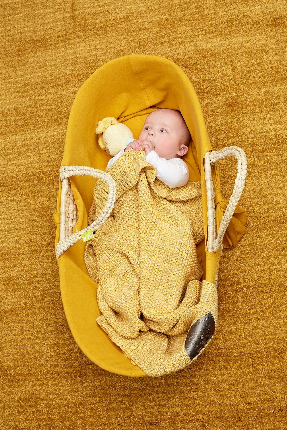 Babydecke Woezel & Pip Yellow, Meyco Baby, 100x150cm
