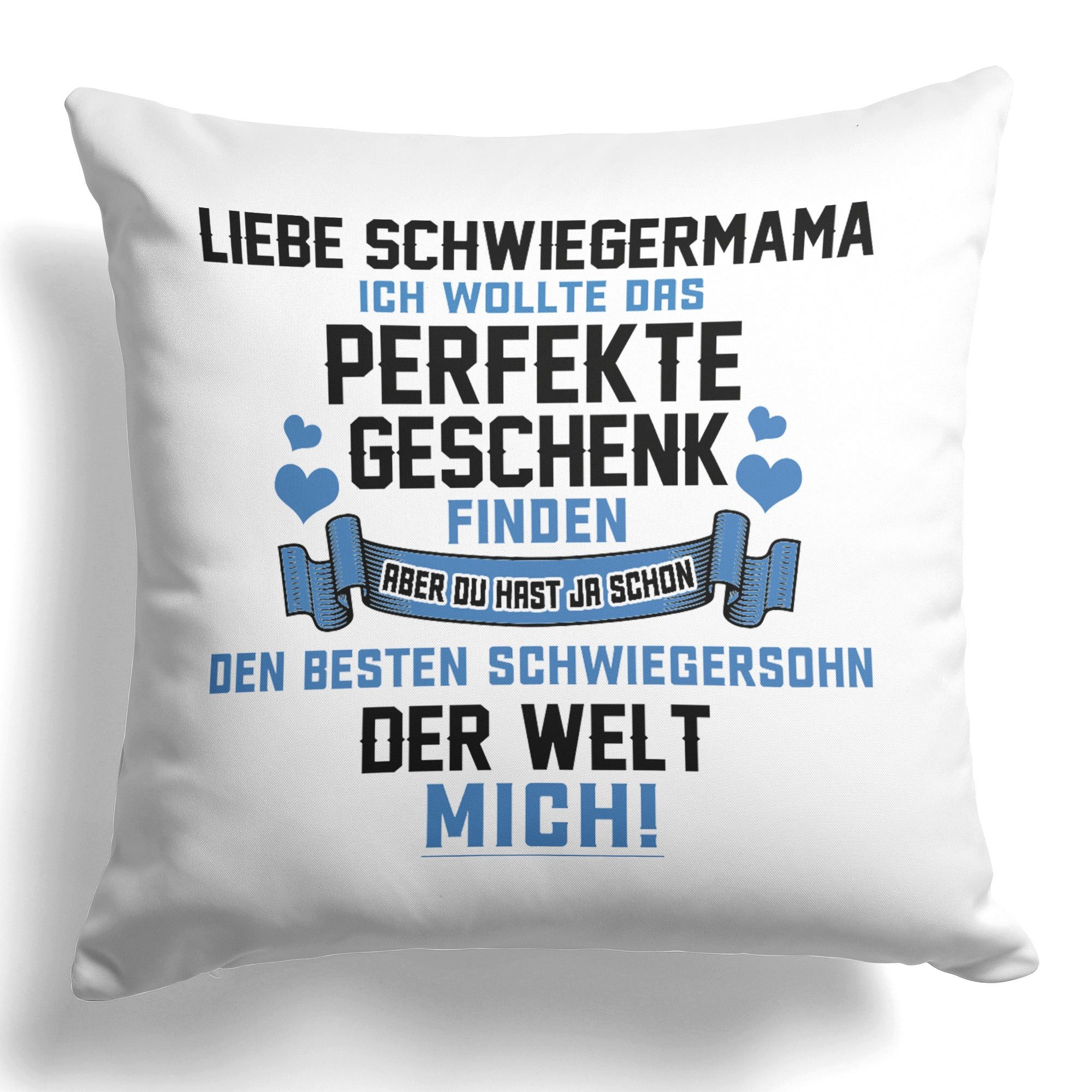 22Feels Dekokissen Schwiegermama Geschenk von Bräutigam Hochzeit