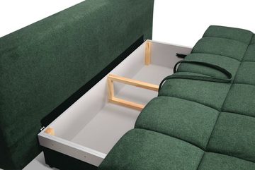 Konstanta Möbelhaus Schlafsofa Ostin Line mit Schlaffunktion und Bettkasten 200x100 cm, 2 Teile, Mit Bettfunktion und Bettkasten, Mit Federkern