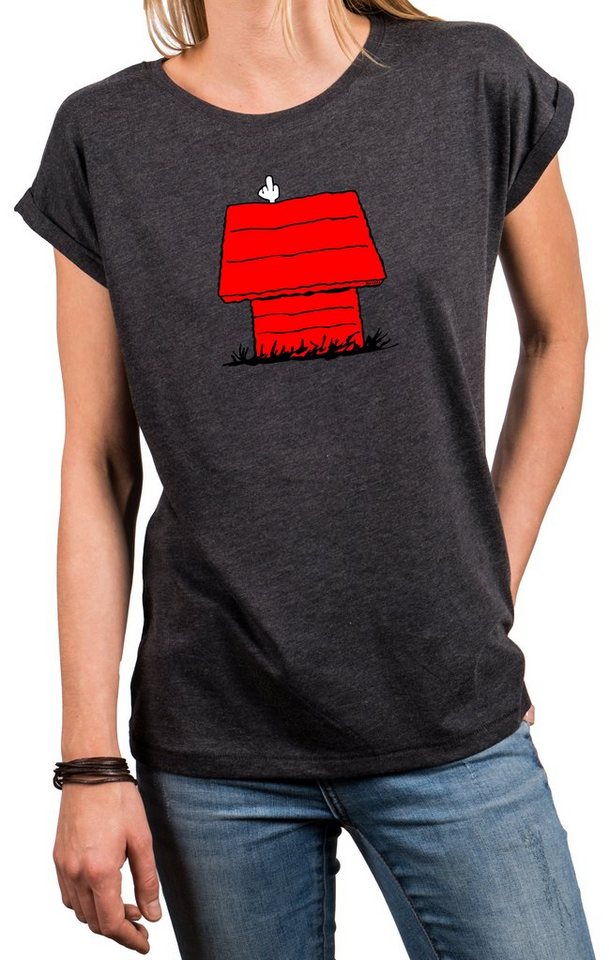 MAKAYA T-Shirt Damen Kurzarm Sommer Top mit Print Lustige Oberteile Aufdruck Frauen (Rundhals, Blau, Grau, Rosa, Schwarz, Weiß) große Größen